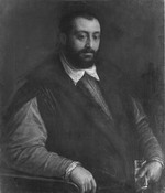 Bildnis eines Mannes in Halbfigur, ein Schriftstück haltend