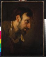 Studienkopf eines jungen Mannes im Profil